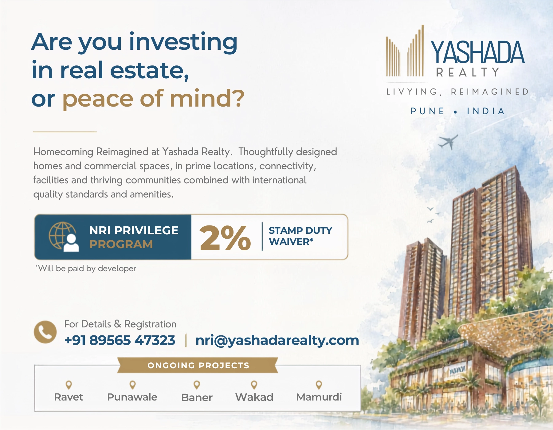 Yashada Realty advertisement